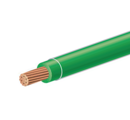 #6 Stranded Green PE Jacket Copper Ground Wire
